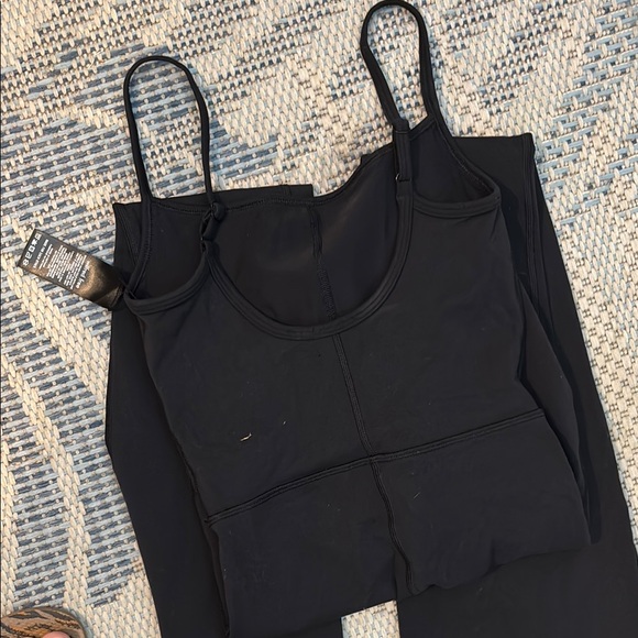 BUNDLE SALE-- Wilfred Black Jumpsuit with Spaghetti Straps and Full-Length Legs - Picture 3 of 3